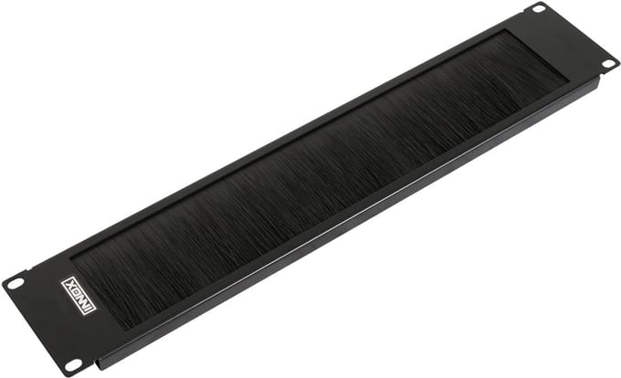 Brushpaneel 2U - Voor kabeldoorvoer - Innox RP 2U-BR - Multikleur