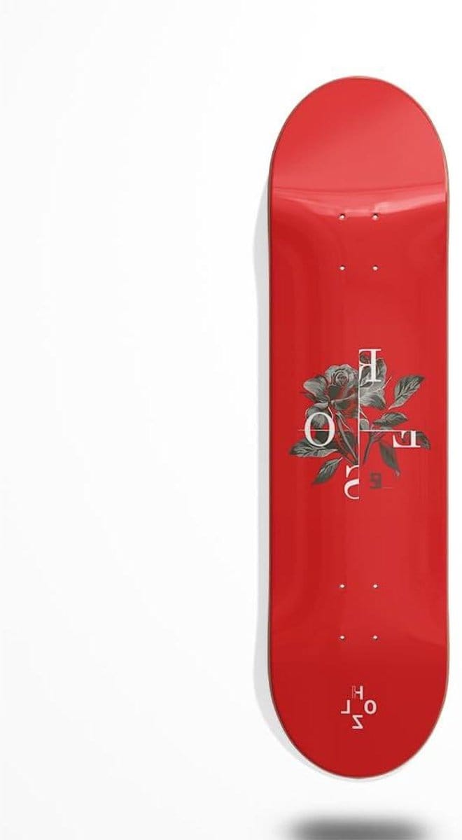 Skateboard Deck - Houten Plank - Straat Skate - Complete Set - 8.5 Inch - Roze Rood
