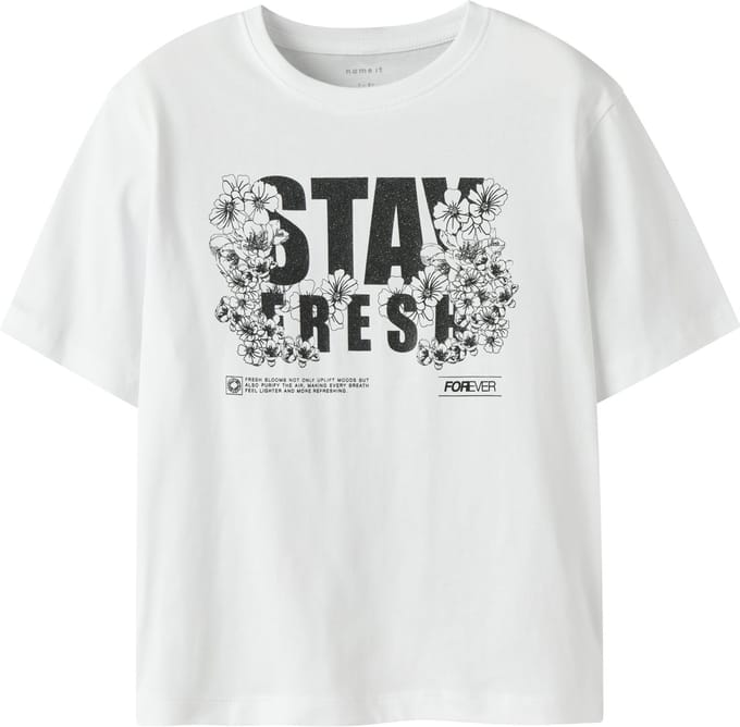 NAME IT - NKFDITTESLIA SS NREG TOP BOX - Meisjes - T-shirts