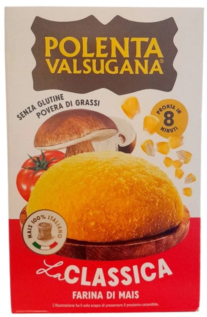 3 Pakken Polenta Valsugana Glutenvrij Maïsmeel - Corn Flour