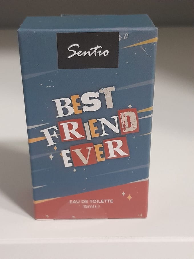 Sentio - mini parfum - Best Friend Ever - heren - vaderdag - eau de toilette - 15 ml