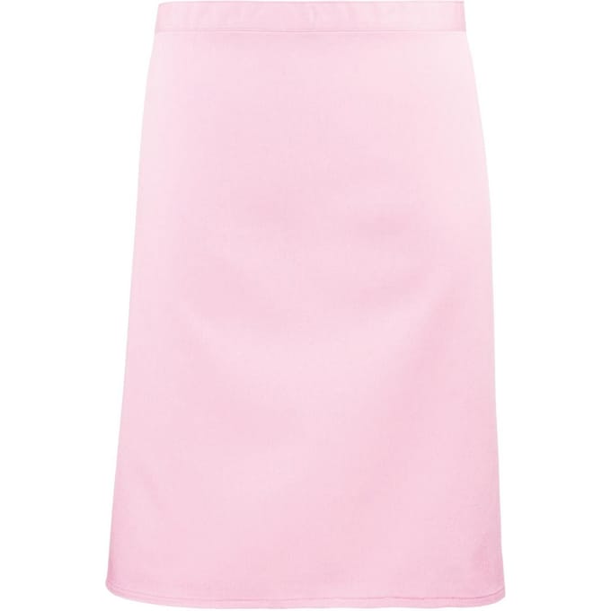 Premier Unisex Volwassenencollectie Halflang Taille Schort (Roze)