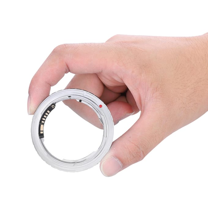 PK-EOS Camera Lens Adapter met Elektrisch Contact voor Pentax K Lens voor Canon EOS Camera's white