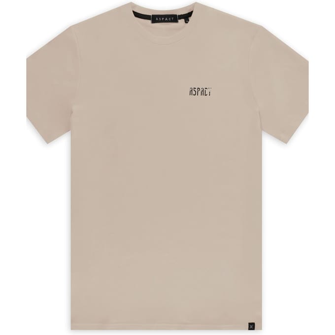 Aspact Unisex Zain Tee Sand Größe: S | Hemden Outlet | Unisex | Braun
