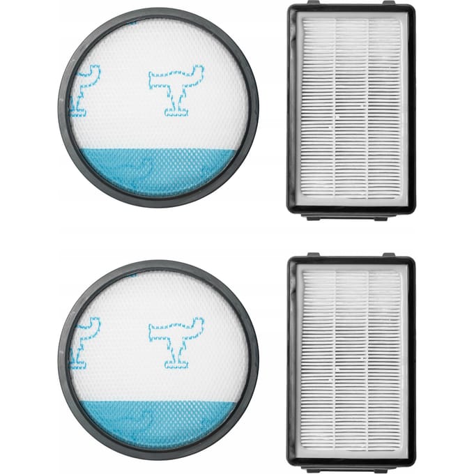 AreoSe - HEPA-filter voor ROWENTA, TEFAL Power Cyclonic - 4 stuks