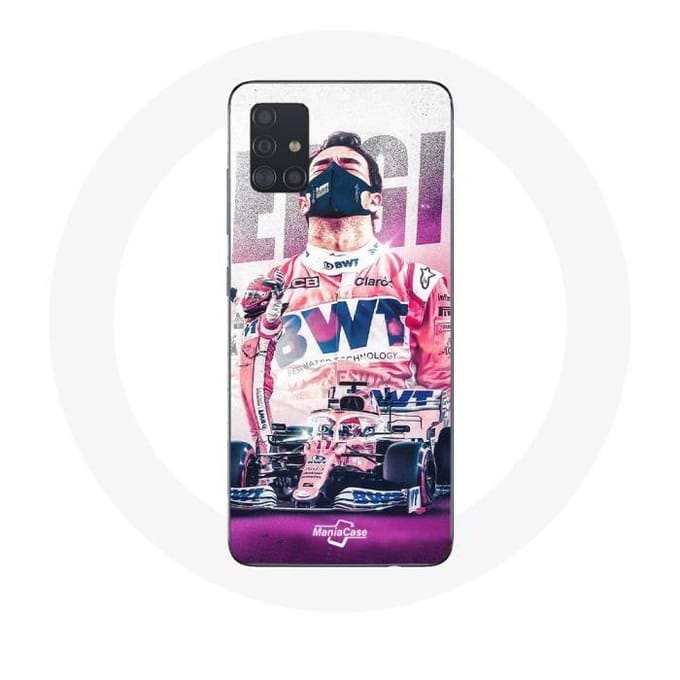 Case voor Samsung Galaxy A71 Formule 1 Sergio Pérez F1-coureur