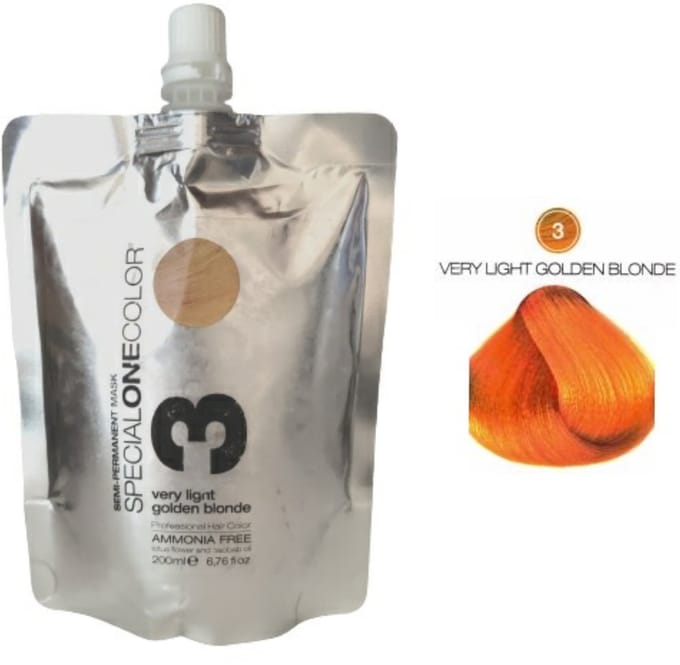 SPECIAL ONE COLOR MASK 200ML 3 VERY LIGHT GOLDEN BLONDE