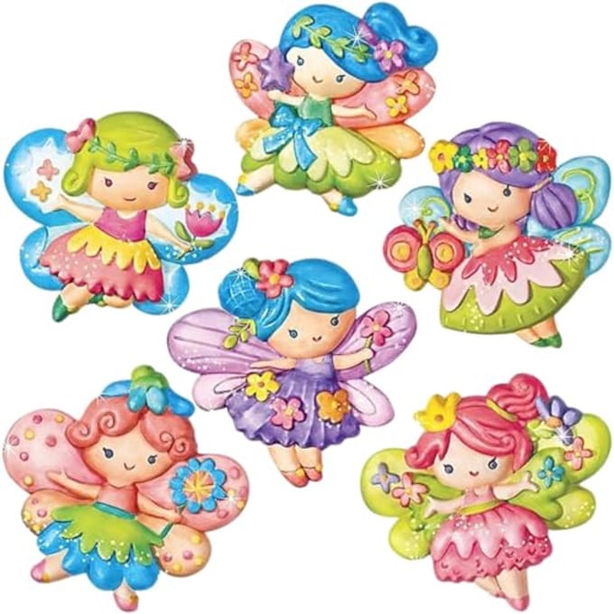 Glitter Feeën Mould en Paint Set