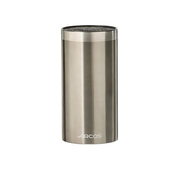 Bloc à Couteaux - ARCOS - Universel - Acier Inoxydable - 110 x 220 mm - Convient jusqu'à 20 cm gris