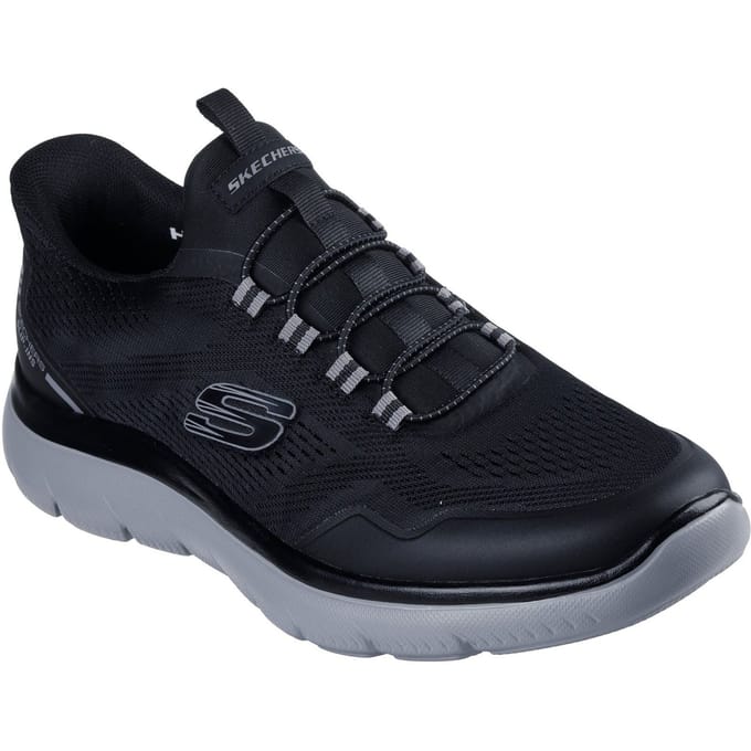Skechers Heren Slip-ins Summits Sneakers 233045 BKCC Black Charcoal