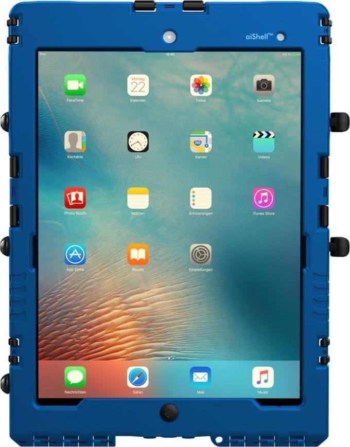Andres aiShell 10 heavy-duty case iPad 10.2 - Blauw