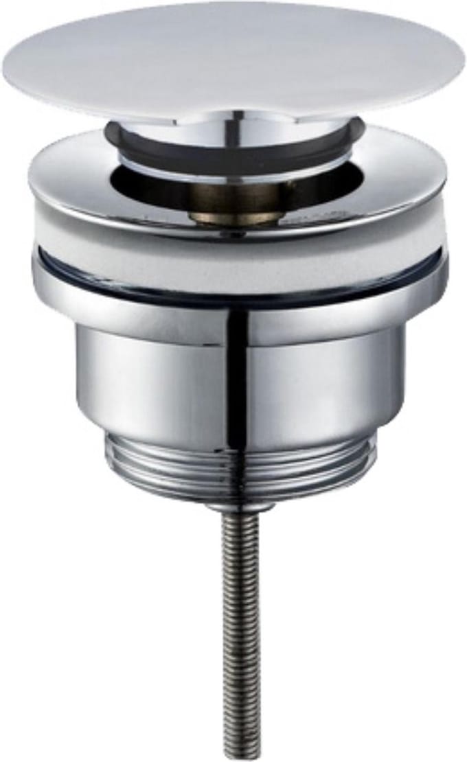 Wiesbaden Flowe draaiwaste afvoerplug 5/4" chroom