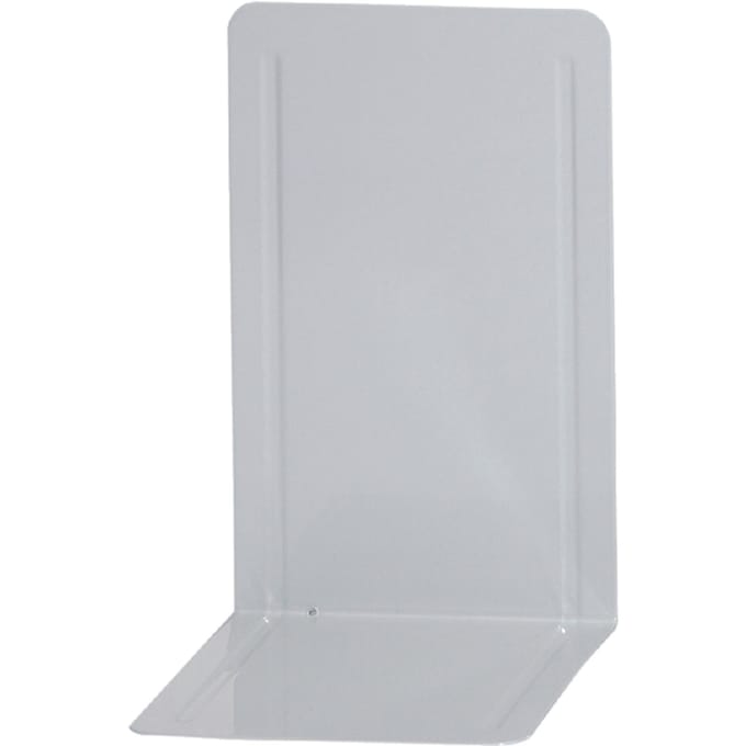 Boekensteun MAUL Pro 140x120x240mm set 2 staal wit