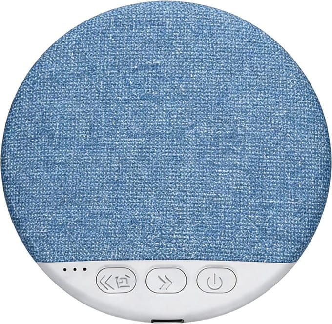 Kussenluidspreker - Slaap audio - Rustige nacht - Botgeleiding technologie - 96x96x11 cm - Blauw