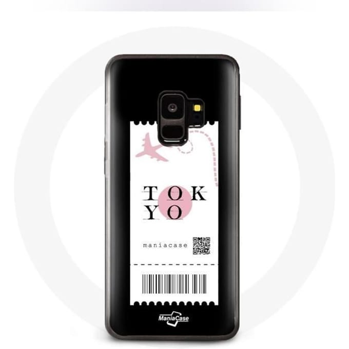 Case voor Samsung Galaxy S9 Vliegticket Tokyo Japan