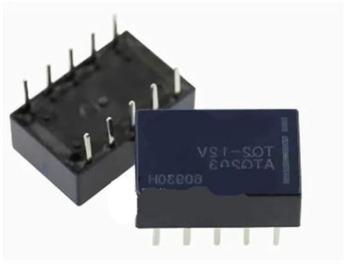 Elektromechanisch relais - Schakelcomponent - Schakelen van circuits - Normaal gesloten contact - 10-voet - Niet gespecificeerd