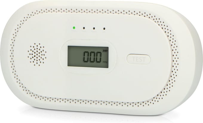 Alecto COA2650 Koolmonoxidemelder met display - 10 jaar sensor - Voldoet aan Europese norm - Wit