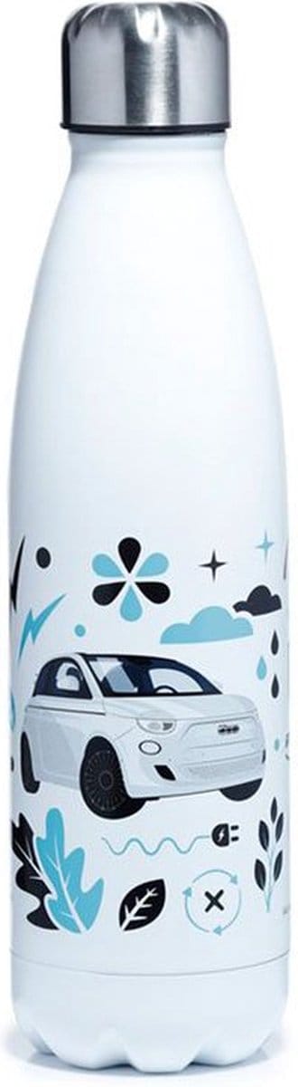 Fiat 500 E Heet & Koud RVS Thermosfles 500 ml