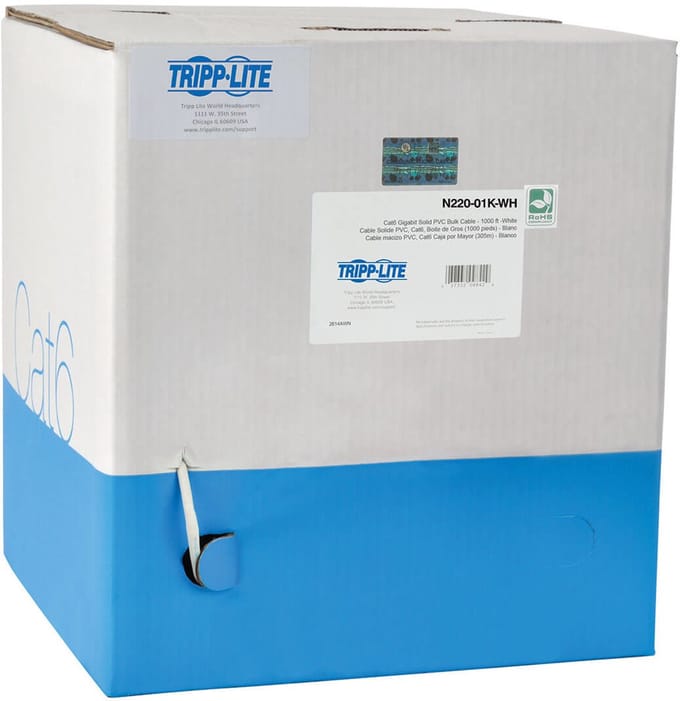 Tripp Lite N220-01K-WH netwerkkabel 304,8 m Cat6 Wit