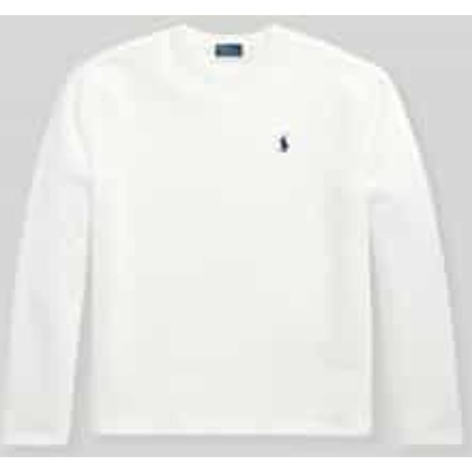 relaxed fit shirts met lange mouwen van puur katoen