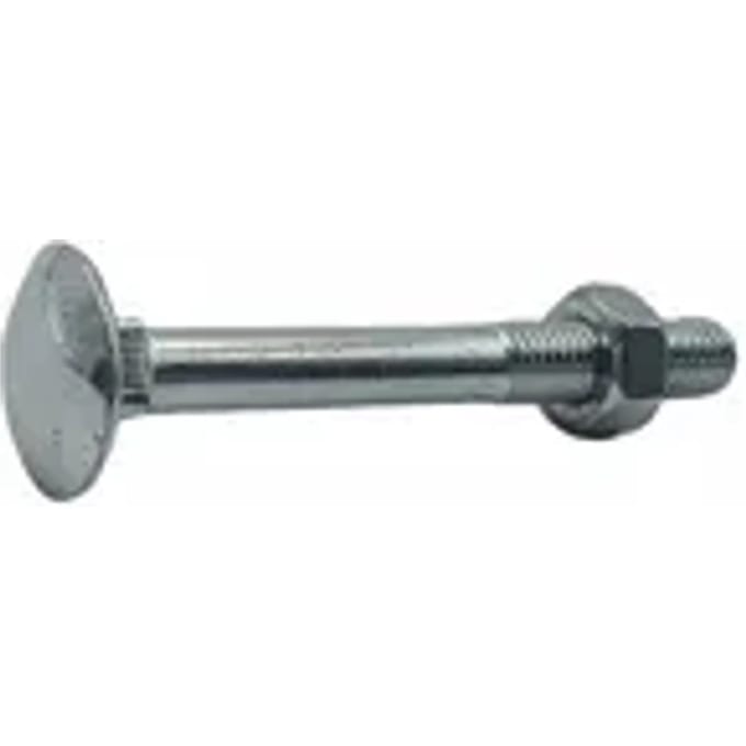 Sencys Slotbout Met Moer M7x70mm Per 5 Gegalvaniseerd