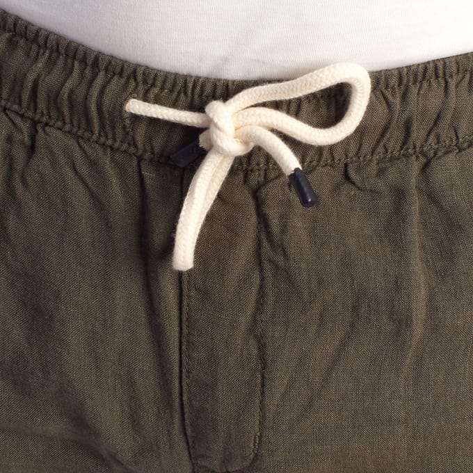 Heren Linnen Bermuda Shorts met Touwtjes HS24MBE09