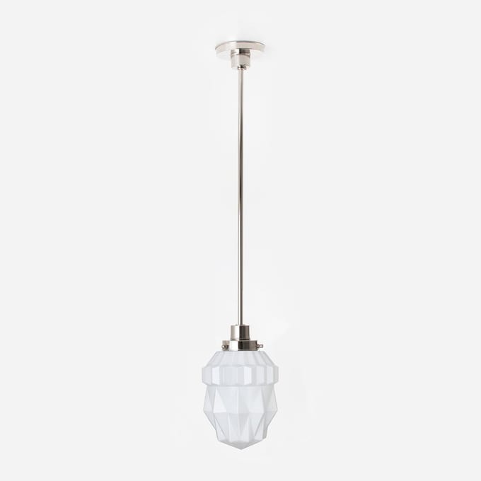 Hanglamp Theatre 20's Nikkel - Art Deco Trade