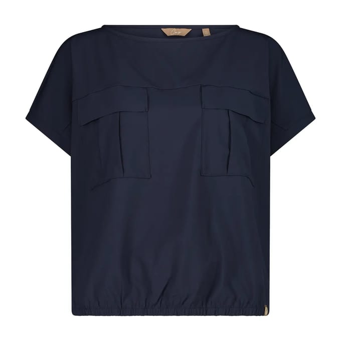 Polyester Stretch T-shirt met Zakken Dames CMP
