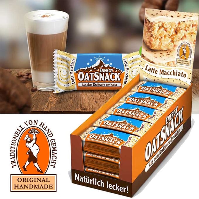 Davina - Energy OatSnack - 15 repen - 65 gr pst - Latte Macchiato