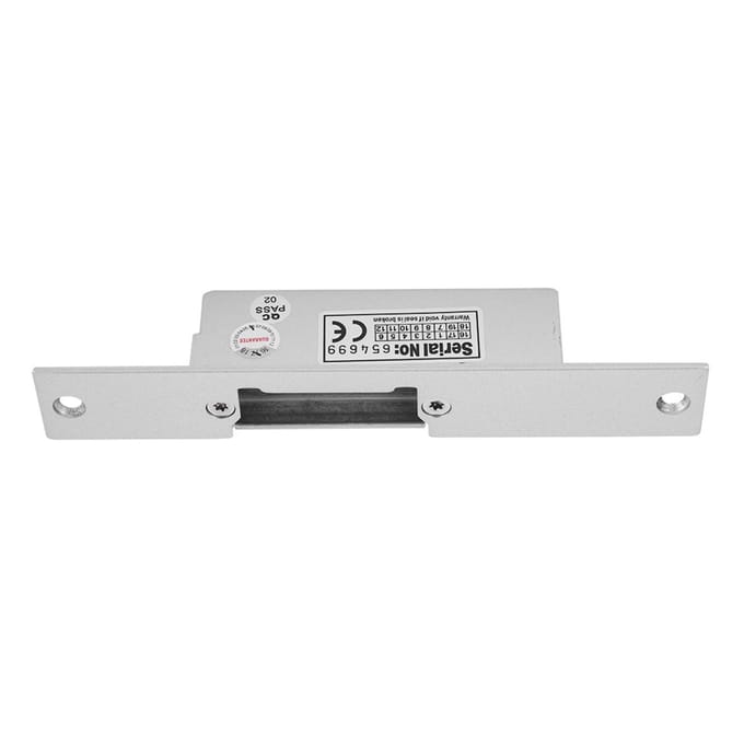 Toegangscontrole Elektrisch Sluitplaat Slot NC NO Kathode voor Hout Metalen Deur (GEEN Elektrische Deuropener) white