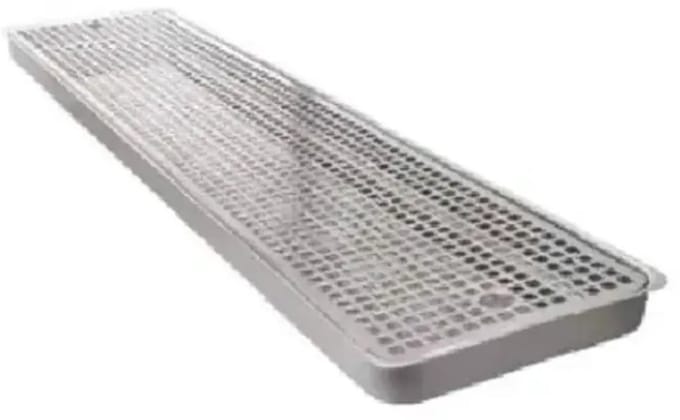 Lekbak, Druppellade - Roestvrij staal, 600х190х33 mm