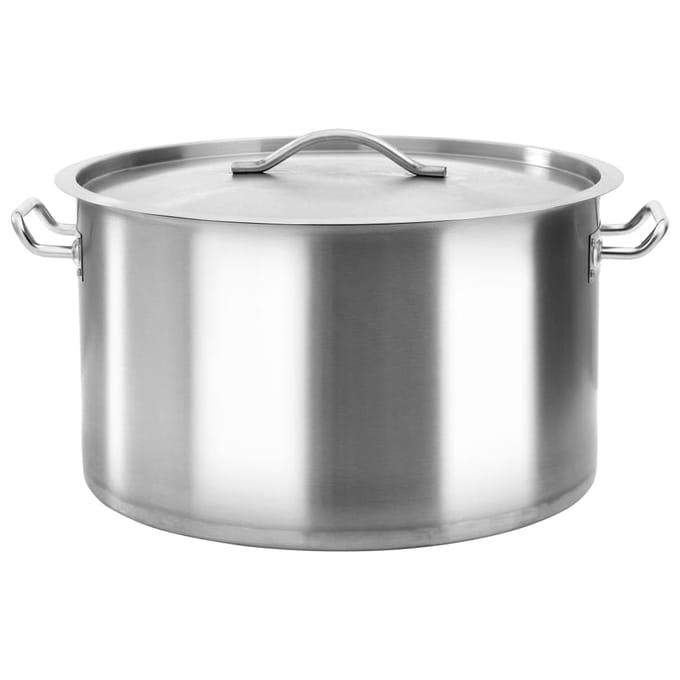 vidaXL - Kookpan - 58 - L - 50x30 - cm - roestvrij - staal