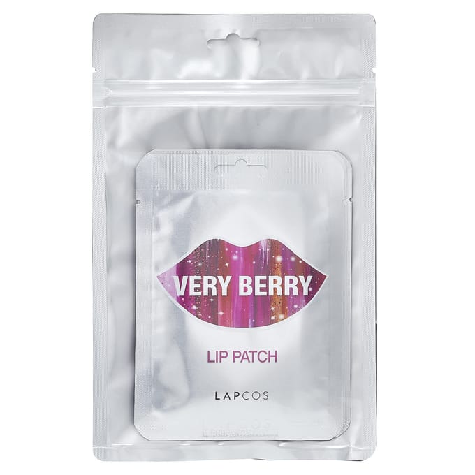 Lapcos, lip patch, very berry, 5 sheets, 0.1 oz each white