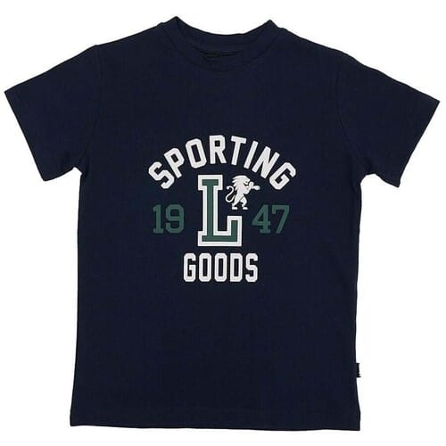 T-shirt Korte Mouw Leone 1947 Boy Short Sleeves College