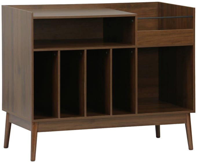 sweeek - Opbergmeubel met houtdecor, l 100 x b 48 x h 81,5cm - nepal