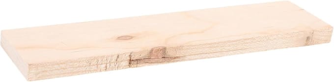 Houten Plank - Knutsel Hout - Doe Het Zelf - Onbehandeld Glad - 20x5 cm - Lichtgeel