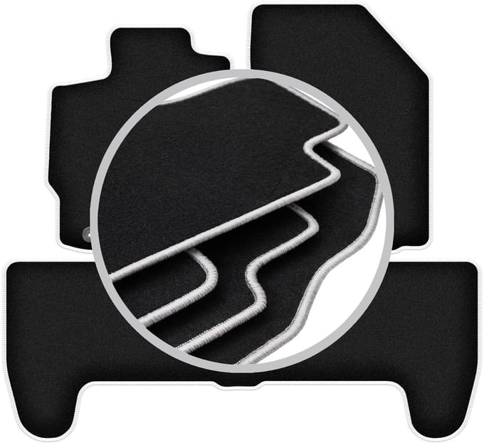 CARLUX-SILVER automatten voor: Toyota Yaris II hatchback (2005-2011)