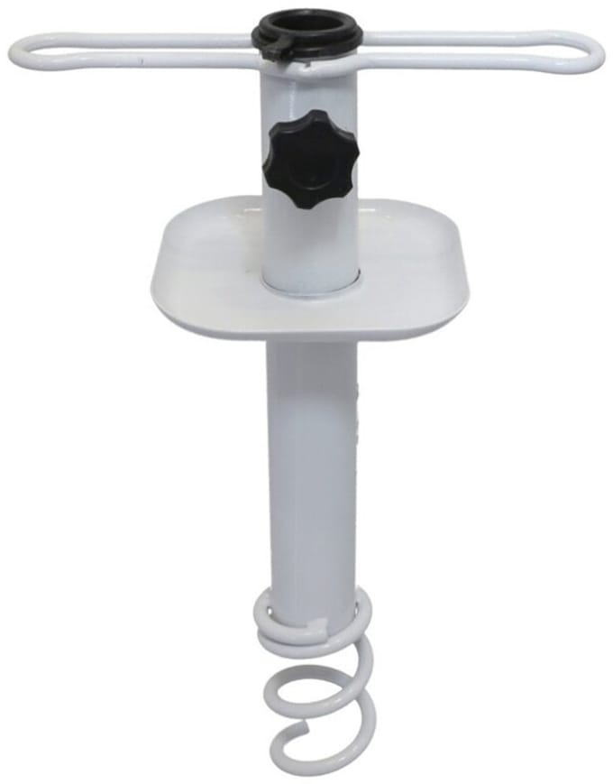 Gerimport parasolharing - metaal - 35 x 22 x 12 cm - parasolanker/boor/houder