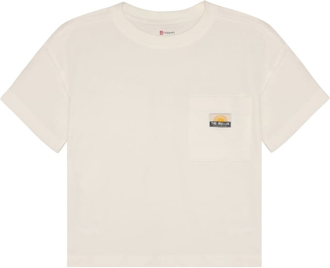 Noppies T-shirt Tee SS - Egret - Maat 122