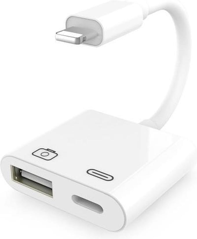 Lightning compatibel USB 3.0 Camera Reader voor iPad en iPhone – Foto’s & Video’s Overzetten