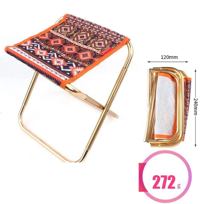 Aotu Outdoor opvouwbare aluminium stoel oranje