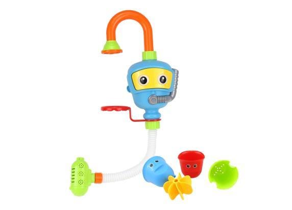 Badfontein robot met zuignappen Interactief speelgoed Badspeelgoed