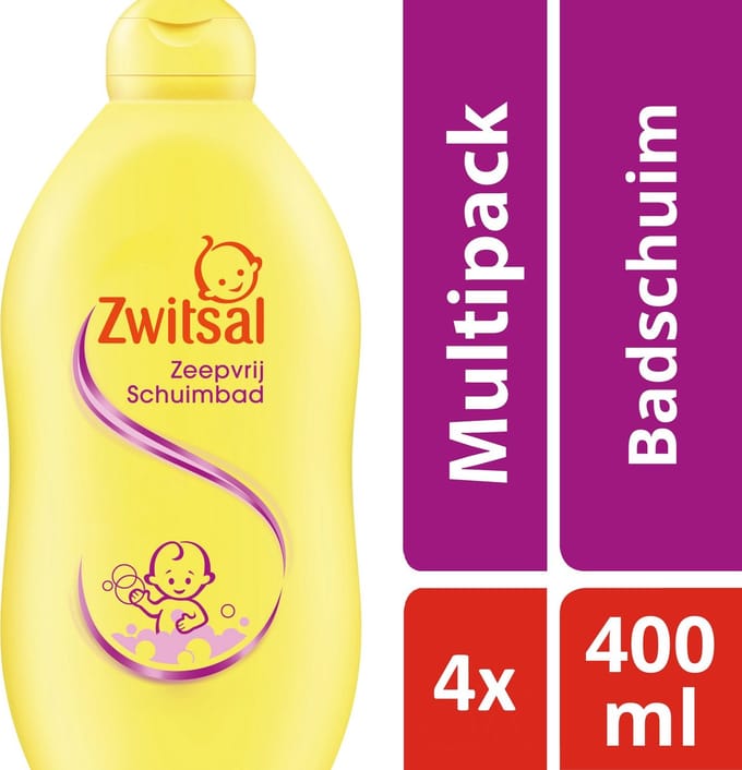 Zwitsal Schuimbad 400ML 4x