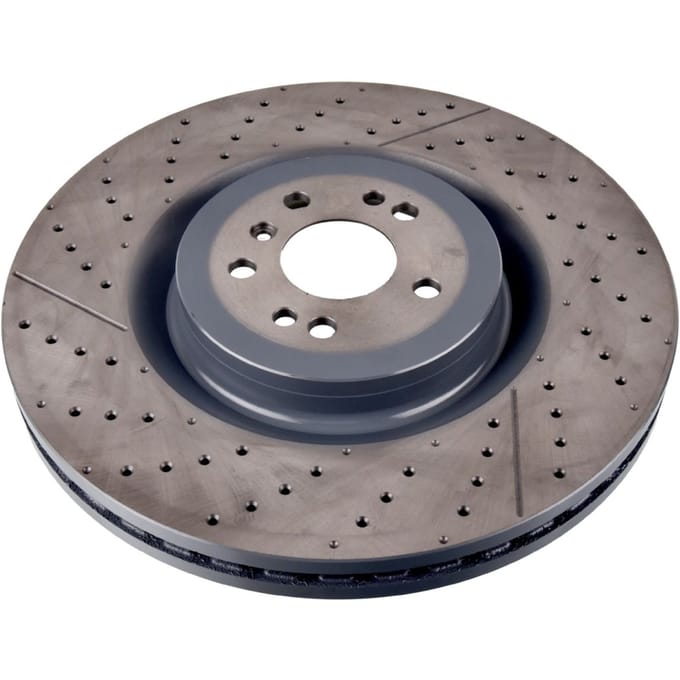 Remschijf FEBI BILSTEIN 107723 voorkant, geventileerd, sleuf, sterk gecarboniseerd, 1 Stuk