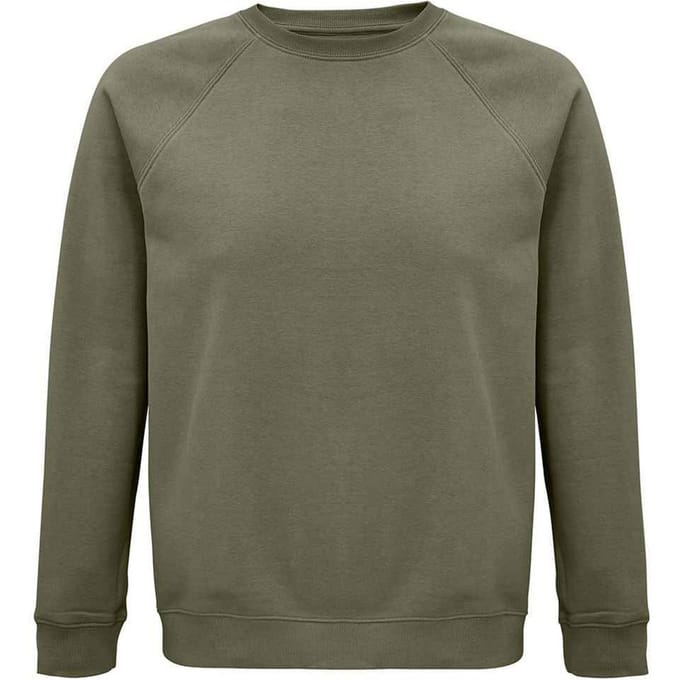 SOLS Uniseks Ruimte Sweatshirt voor volwassenen (Kaki Groen)