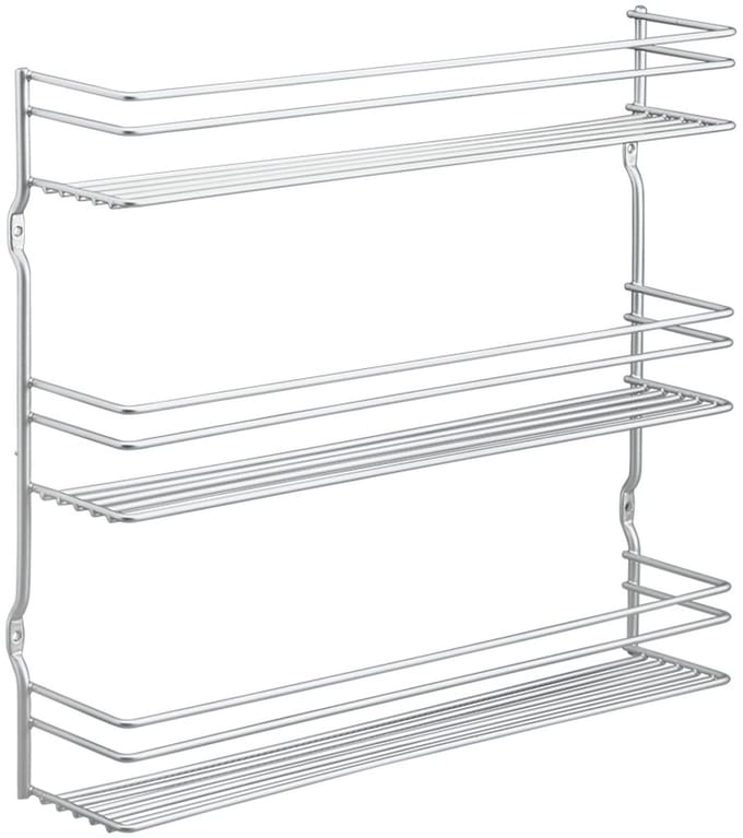 Metaltex - Pepito 3 Kruidenrek - 3 Etages - Polytherm - Zilvergrijs