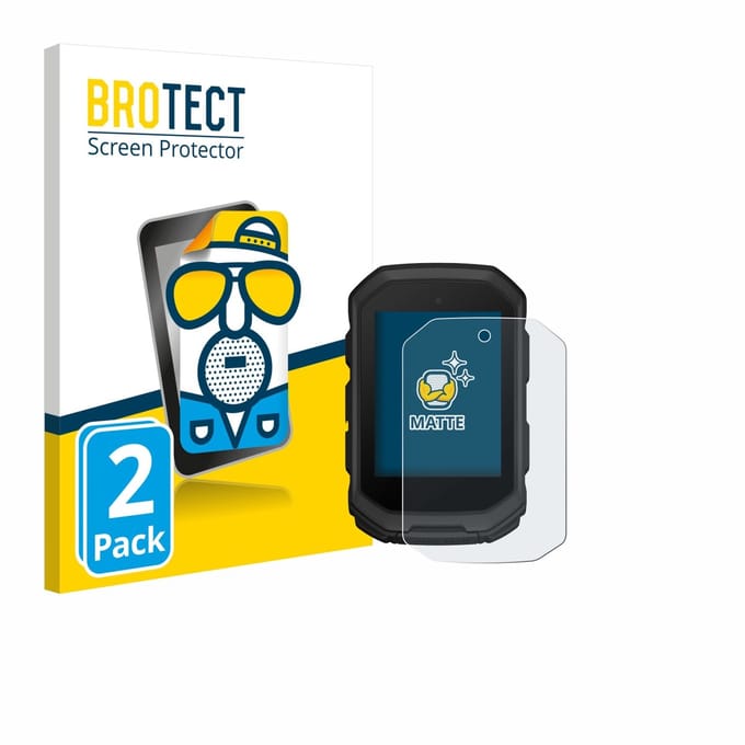 BROTECT - Screenprotector voor Garmin Edge MTB - Folie Beschermfolie matte 2 Stuks
