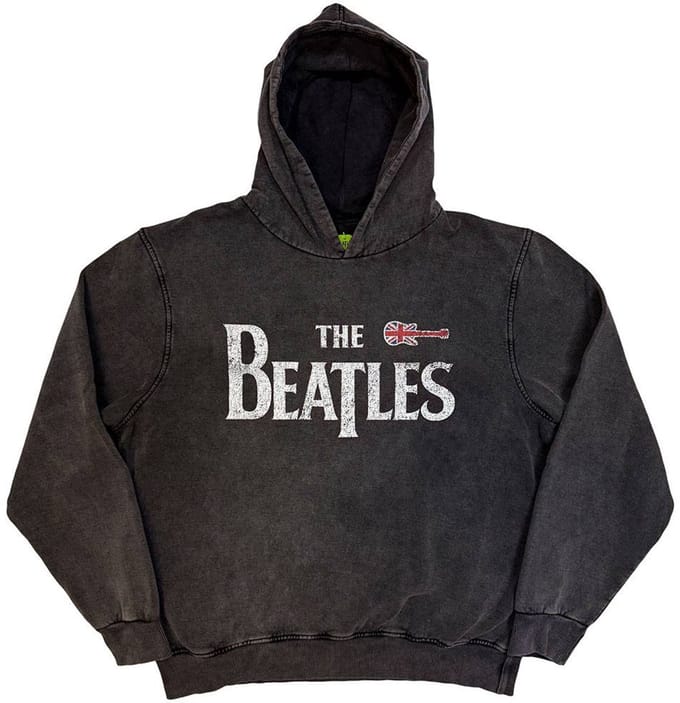 The Beatles - Guitar & Drop T Hoodie/trui - M - Grijs