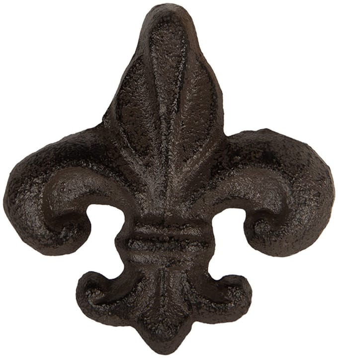 Clayre & Eef Deurknop 7x4x7 cm Bruin Metaal