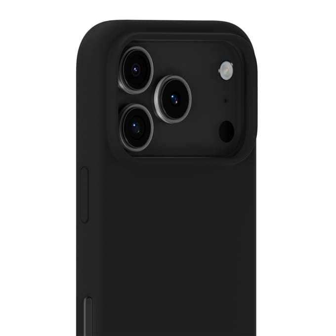 Holdit Silicone Case geschikt voor Apple iPhone 17 Pro - Zwart